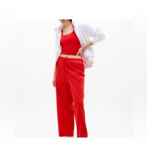 Athleta Red Wide Leg Women's Pants